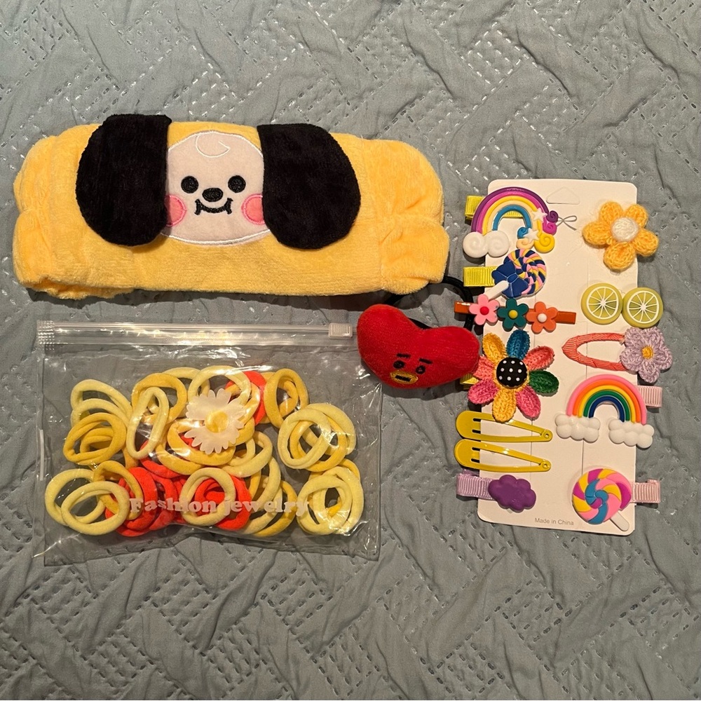 Yellow Hair Accessories Bundle ***GET THE 3 COLORS FOR ONLY USD 10***